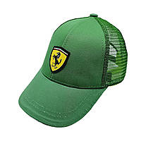 Бейсболка для мальчика с логотипом Ferrari и сеткой 50 Зеленый 13106
