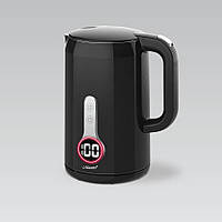 Електрочайник Maestro MR-025-BLACK, 1.7 л, 2200 Вт, з регулюванням температури
