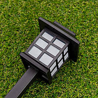 Садові світильники лампи на сонячній батареї 6 шт Будиночок, фото 2