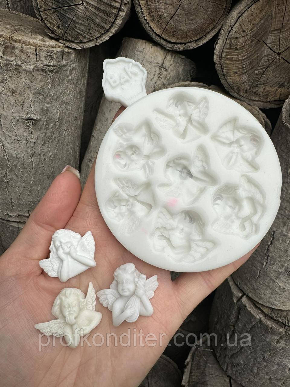 Ексклюзив. Силіконовий молд для шоколаду та ін "Набір міні ЯНГОЛЯТ", фото 1