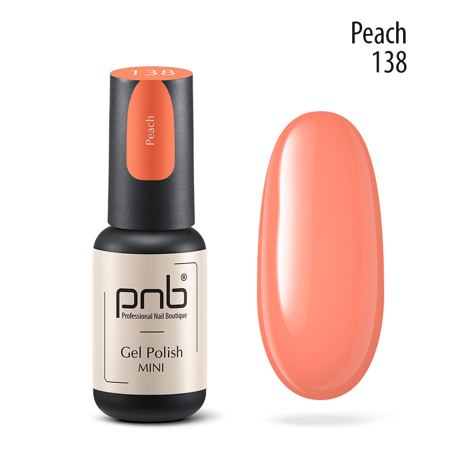 Гель-лак PNB Peach mini 138, 4 мл