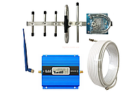 Комплект GSM репітер підсилювач зв'язку Lintratek KW13A GSM, 2G 4G LTE 900 МГц (8 дБі + термінальна)