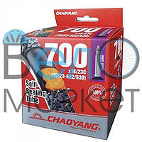 Камера CHAO YANG антипрокольная 28" 700с*18/23с (18/23-622/630) FV 48 мм