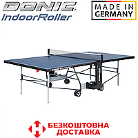 Тенісний стіл для приміщень складний ігровий тенісний стіл для дому Donic Indoor Roller 800, синій