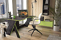 Комп'ютерний стіл геймерський письмовий Крид сучасний ігровий для пк комп'ютера геймера школяра офісу дому геймерські столи