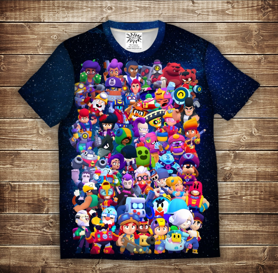 Футболка Бравлери Brawl Stars 3D принт ВСІ Розміри, фото 1