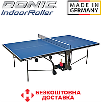 Тенісний стіл для закритих приміщень складаний тенісний стіл ігровий для Donic Indoor Roller 600 синій