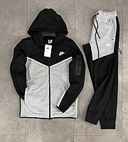 Спортивний костюм Nike Tech Fleece чорно-сірий
