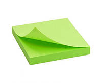 Блок паперу Delta by Axent 75*75мм 100арк з клейким шаром. яскраво-зелений D3414-12