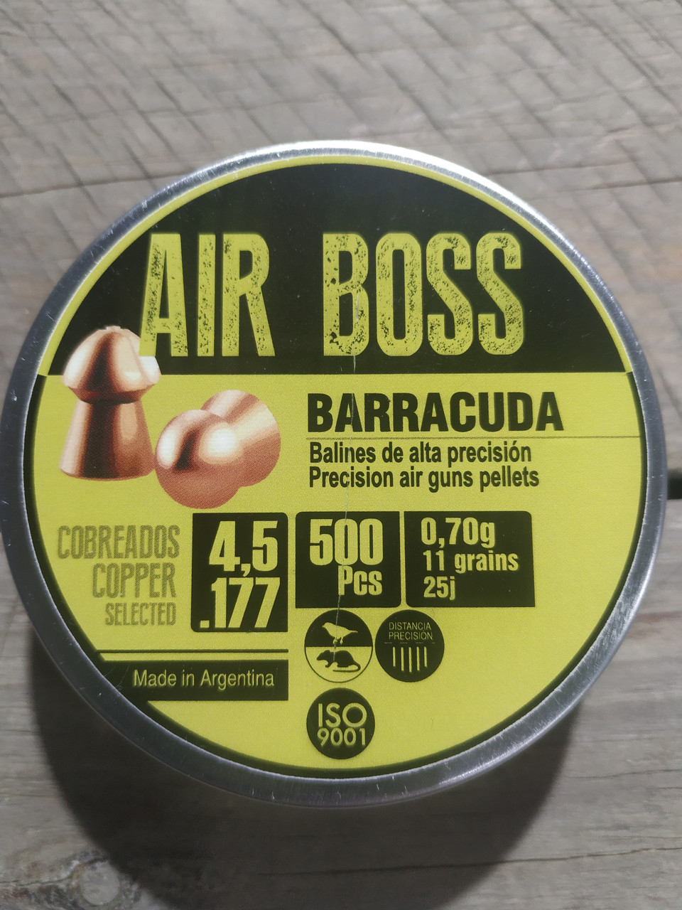 Кулі для пневматики Apolo Air Boss Barracuda Copper 4.5 мм (500 шт., 0.7 гр)