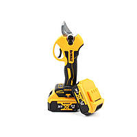 Секатор на аккумуляторе для обрезки деревьев веток DeWalt DCMPP550P1 36V 6AH, садовые ножницы