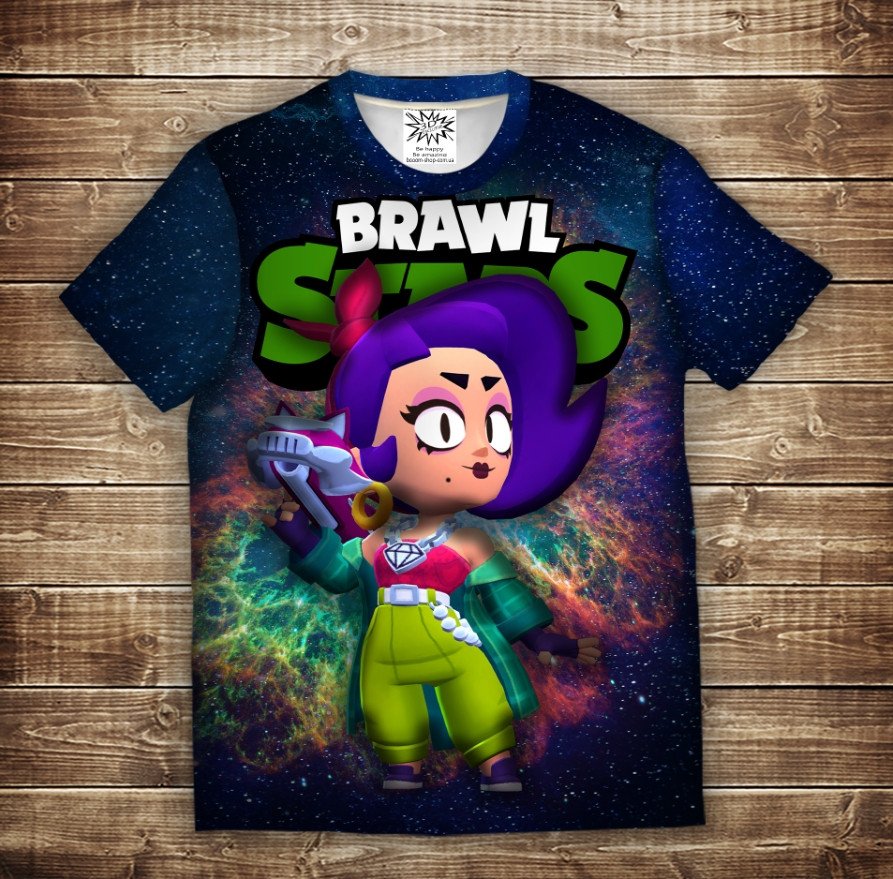 Футболка з3D принтом на тему Лола Lola, Brawl Stars
