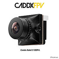 FPV камера Caddx Ratel 2 V2 1200TVL 19x19мм (черная). Камера для FPV дрона.