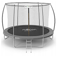 Батут Jumi Motion Sport Line Premium 10ft (305см) з внутрішньою сіткою сірий