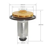 Ротор насоса Wilo TSL з обертанням проти годинникової стрілки для Bosch, Protherm 87186481810, 0020197548, фото 4