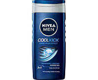 Гель для душу чоловічий Nivea заряд свіжості 250 мл Cool Kick