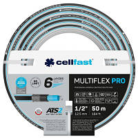 Поливочный шланг Cellfast MULTIFLEX PRO 1/2" 50м, 6 слоев, до 35 Бар, -20 +65°C (13-802) h