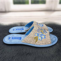 Тапочки жіночі Белста відкриті блакитні 4471, фото 2