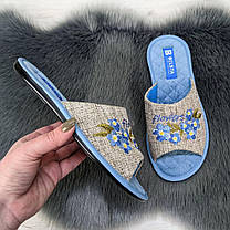 Тапочки жіночі Белста відкриті блакитні 4471, фото 5