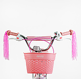 Велосипед двоколісний Corso Nice на 18 дюймів, 18005 Рожевий, фото 4