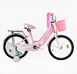 Велосипед двоколісний Corso Nice на 18 дюймів, 18005 Рожевий, фото 2