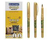 Маркер Centropen перманентный Gold 2690 1. 5-3 мм золотий