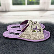 Тапочки жіночі Белста відкриті бузкові 4471, фото 4