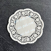 Салфетки ажурные бумажные круглые Ø 10 см (100 шт)