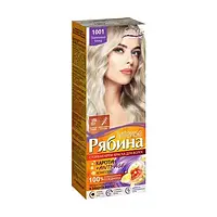 Стойкая крем-краска для волос Рябина Avena, 1001 Платиновый Блонд , 135 мл