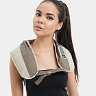 Ударний масажер для шиї та плечей з пультом Cervical Massage Shawls / Вібромасажер / Роликовий масажер, фото 6