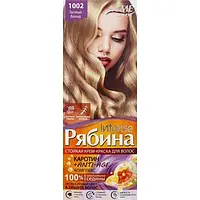 Стойкая крем-краска для волос Рябина Avena, 1002 Теплый Блонд , 135 мл