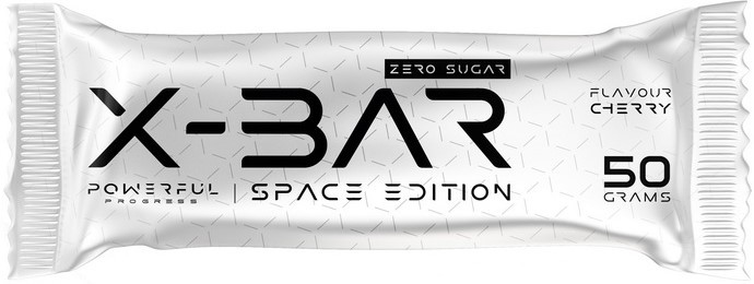 Батончик протеїновий Powerful Progress X-Bar 30% protein Space Edition 50 g вишня, фото 1