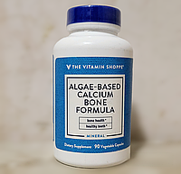 The Vitamin Shoppe Algae-Based Calcium Bone Formula 90 капсул Магний, Кальций, Витамин К, Д3