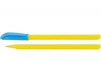 Ручка масляна OPTIMA PATRIOT 0. 7 мм пише синім корпус асорті O15696