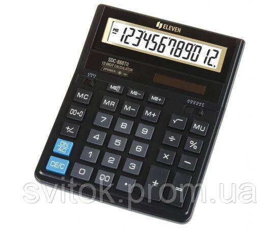 Калькулятор Eleven офісний SDC-888 TII.  12 р.