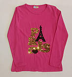 Кофточка рожева з пайєтками "Paris" ДШ, фото 2