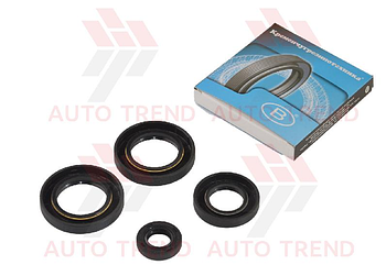 Сальник КПП ВАЗ 2110-12 (к-т 4 шт.) (гумовані чорні)