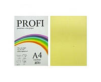 Папір кольоровий PROFI А4. 80г (100л) Light Yellow N 160 (жовтий)