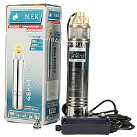 Насос глубинный N.E.K 4SKM 100-0,75kW Водяной вихревой насос для воды для скважины