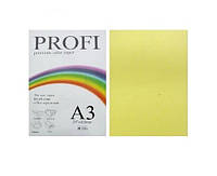 Папір кольоровий PROFI А3. 160г (250л) Light Yellow N 160 (жовт)