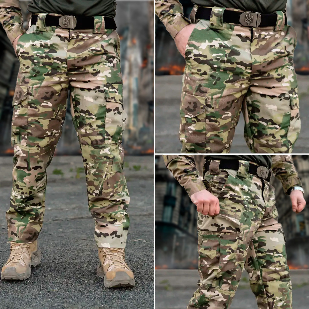 Штани тактичні 2-4 кишені базові Armor Мультикам (розпродаж), фото 1