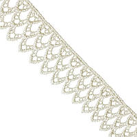 Мереживо макраме 3.5 см колір - молочний