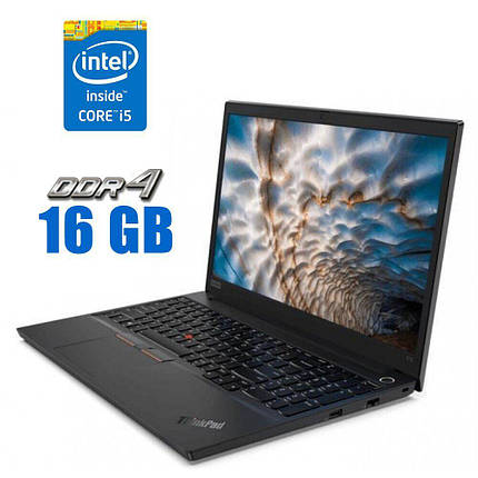 Ноутбук Lenovo ThinkPad E15/ 15.6" (1920x1080)/ Core i5-10210U/ 16 GB RAM/ 512 GB SSD/ UHD, фото 1
