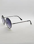 Сонцезахисні окуляри жіночі 7039 B1 чорні, фото 2