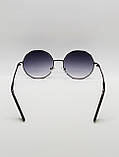 Сонцезахисні окуляри жіночі 7039 B1 чорні, фото 3