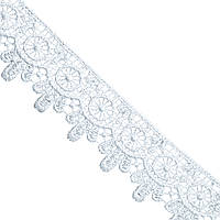 Мереживо макраме 4.0 см колір - білий