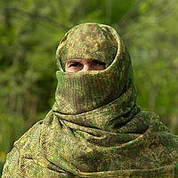 CamoTec маскувальна шарф-сітка SFVS PENCOTT GREEN, тактична накидка для маскування, військовий шарф камуфляж tal