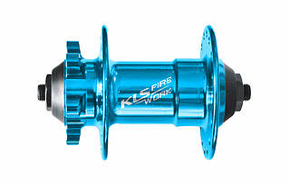 Втулка Передня диск 32 отвори KLS  Fire Work синій