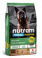 Сухой беззерновой корм Nutram T26 Total Grain-Free Lamb & lentils Dog для собак всех жизненных стадий, с