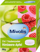 Mivolis Traubenzucker 2in1 Himbeere-Apfel Декстроза Виноградний цукор Малина Яблуко 50 г